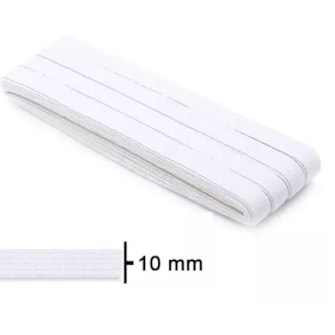 Elastico pigeon branco n.16 - 10 mm - pc c/ 10 mts Elastico pigeon branco n.16 - 10 mm - pc c/ 10 mts