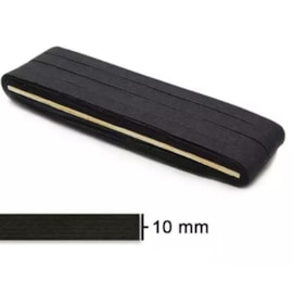 Elastico pigeon preto n.16 - 10 mm - pc c/ 10 mts