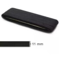 Elastico pigeon preto n.18 - 11 mm -  pc c/ 10 mts
