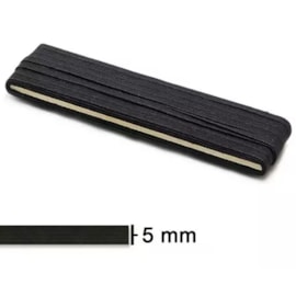 Elastico pigeon preto n.8 - 5 mm pc c/ 10 mts