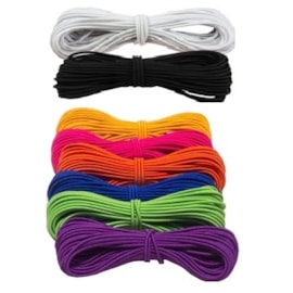 Elastico rolico 15 r bco/ cores - 2,8 mm - pc c/ 10 mts