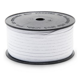 Elastico são josé colombe n.08 - - branco - rolo c/ 100 mts Elastico são josé colombe n.08 - - branco - rolo c/ 100 mts