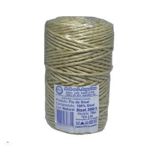 Fio de sisal 300/1 c/ 78 mts