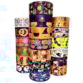 Fita alpet cetim estampada halloween pet 40 mm c/ 10 mts 
