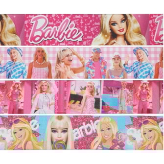 Fita bella fita gorgurão barbie - 38 mm c/ 10 mts