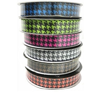 Fita cetim estam pied de poule 15mm  c/ 10 mts