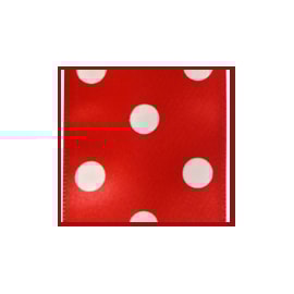 Fita cetim estampada helo poa 38 mm c/ 10 mts Fita cetim estampada helo poa 38 mm c/ 10 mts