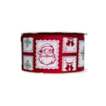 Fita cetim estampada  natal progresso ecf 009 s- 38 mm c/ 10 mts