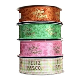 Fita cetim  najar  páscoa ref 553 -22 mm c/ 10 mts  Fita cetim  najar  páscoa ref 553 -22 mm c/ 10 mts