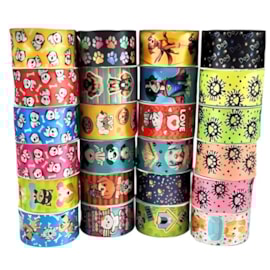 Fita cinderela cetim pet - 38 mm c/ 10 mts Fita cinderela cetim pet - 38 mm c/ 10 mts