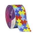 Fita cinderela gorgorão - 38 mm - autismo 