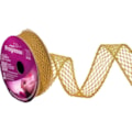 Fita de natal metalizada  aramada ph- mcg004-025 / 25 mm c/10 mts 