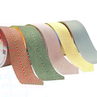 Fita dec.espinha de peixe  sinimbu  ref 1976 /38 mm c/10mts 