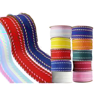 Fita decorativa corda  sinimbu  ref 1975 /38 mm c/10 mts 