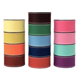 Fita decorativa jeans pesponto  sinimbu 1862/38  larg.: 38  mm pç c/ 10 mts