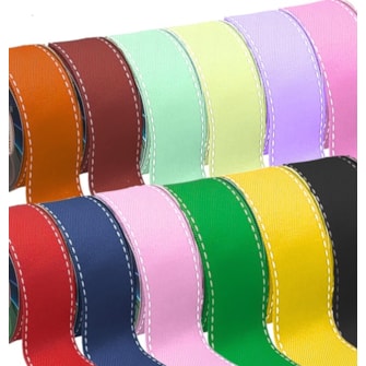 Fita decorativa jeans pesponto  sinimbu 1862/38  larg.: 38  mm pç c/ 10 mts