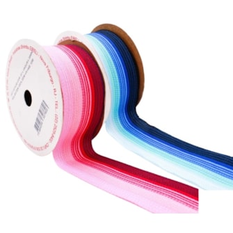 Fita decorativa sinimbu degrade  ref. 1874/38- 38 mm c/ 10 mts 