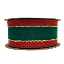 Fita decorativa sinimbu natal  ref. 1898/38- 38mm  c/ 10 mts