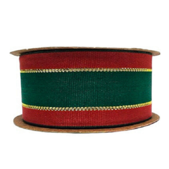 Fita decorativa sinimbu natal  ref. 1898/38- 38mm  c/ 10 mts