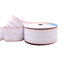 Fita decorativa sinimbu natal  ref. 1948/38 -38mm  c/ 10 mts