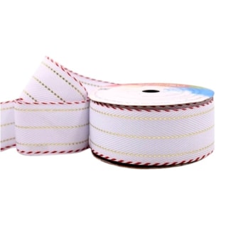 Fita decorativa sinimbu natal  ref. 1948/38 -38mm  c/ 10 mts