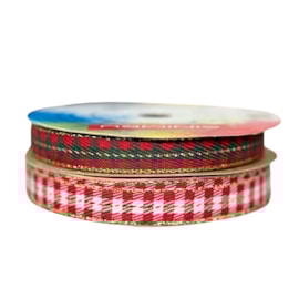 Fita decorativa sinimbu natal  ref. 1990/10 - 10 mm  c/ 10 mts