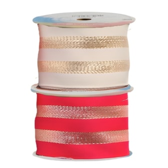 Fita decorativa sinimbu natal  ref. 1996/57 - 57 mm  c/ 10 mts