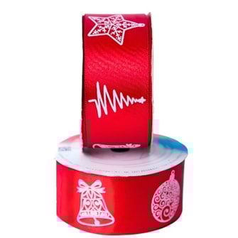 Fita decorativa sinimbu natal  ref. 2005/38 - 38 mm  c/ 10 mts