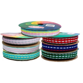 Fita decorativa sinimbu   ref. 1903/10- 10 mm c/ 10 mts 