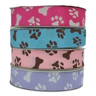 Fita  gorgurao estampada melaço pet  - 2.5 cm c/ 40 mts
