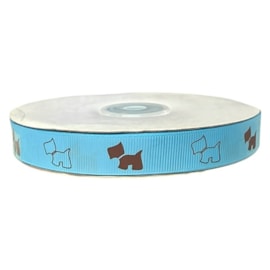 Fita  gorgurao estampada melaço pet ref. 134701  - 1.5 cm c/ 40 mts