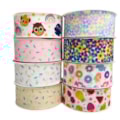 Fita gorgurão estampada yama 38 mm c/ 9.14 mts