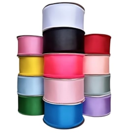 Fita gorgurão gitex  borda desfiada 38 mm c/ 10 mts Fita gorgurão gitex  borda desfiada 38 mm c/ 10 mts