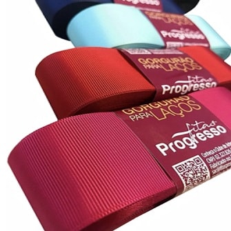Fita gorgurão p/ laços progresso gl 09  38 mm c/ 10 mts