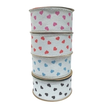 Fita jeans metalica coraçao sinimbu 1861/38  larg.: 38 mm pç c/ 10 mts