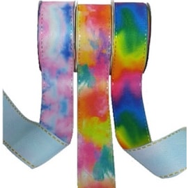 Fita jeans tie dye ref. 1823 - 38 mm c/ 10 mts