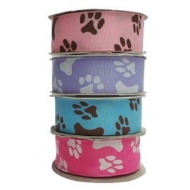 Fita melaço gorgorão estampada pet - 2.5 cm c/ 10 mts