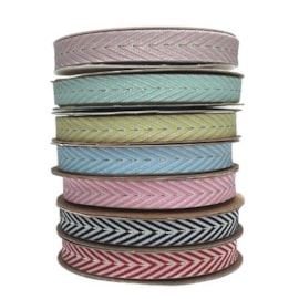 Fita  sinimbu 1875/10 - com fio lurex   larg.: 10 mm pç c/ 10 mts Fita  sinimbu 1875/10 - com fio lurex   larg.: 10 mm pç c/ 10 mts