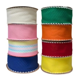 Fita sinimbu decorativa listra pesponto ref. 2008- 38 mm - 10 mts