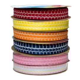 Fita sinimbu decorativa xadrez ref. 2003- 10 mm - 10 mts