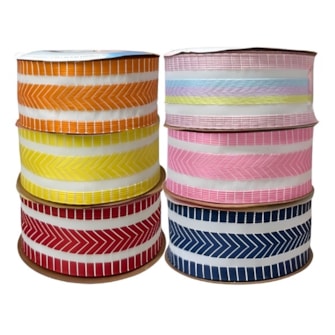 Fita sinimbu decorativa xadrez ref. 2003- 38 mm - 10 mts