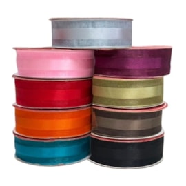 Fita voil/cetim helo vc/ i 22 mm c/ 9,14mts