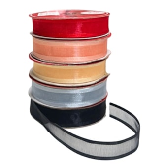 Fita voil/cetim helo vc/ ii 16mm c/ 9,14m