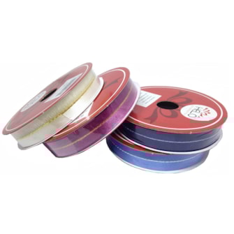 Fita voil/cetim/metalica helo com 16mm c/ 10mts