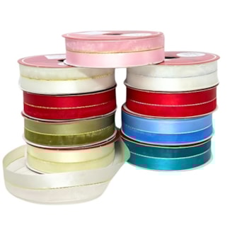 Fita voil/cetim/metalica helo com 22mm c/ 9,14mts