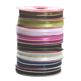 Fita voil/cetim/metalica helo com 9,5mm c/ 9,14mts Fita voil/cetim/metalica helo com 9,5mm c/ 9,14mts