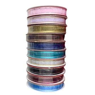 Fita voil/cetim/metalica helo cvm 16mm c/ 9,14mts