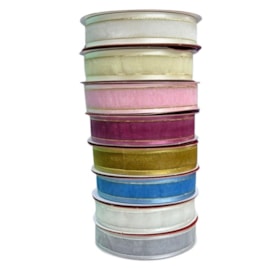 Fita voil/cetim/metalica helo cvm 22mm c/ 9,14mts