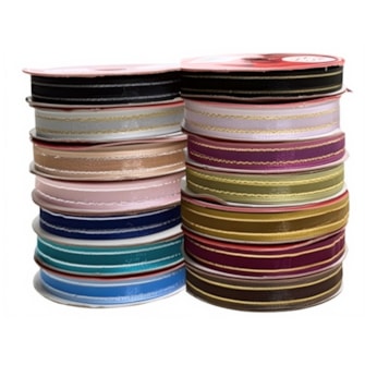 Fita voil/cetim/metalica helo cvm 9,5mm c/ 9,14mts