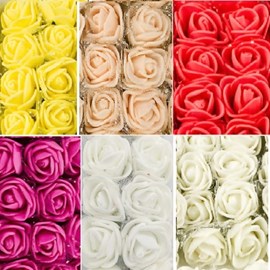 Flor rosa eva 2 cm  c/ 144 unds